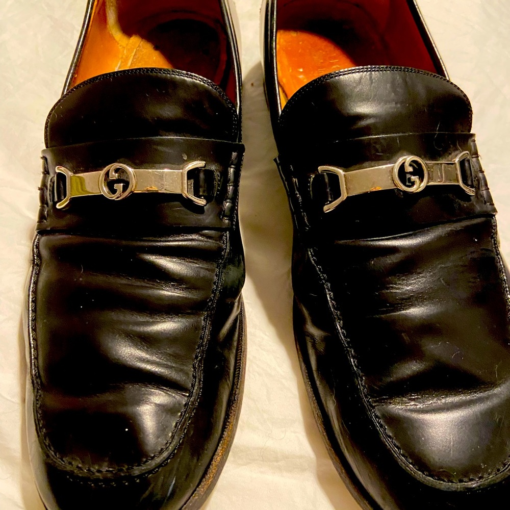 Men’s Gucci loafers.